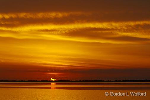 Powderhorn Lake Sunrise_27817.jpg - Photographed near Port Lavaca, Texas, USA.